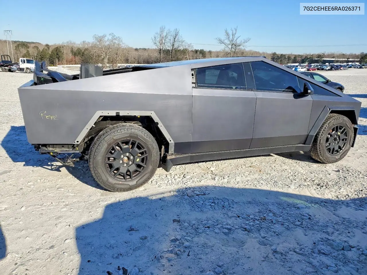 2024 Tesla Cybertruck VIN: 7G2CEHEE6RA026371 Lot: 73720925