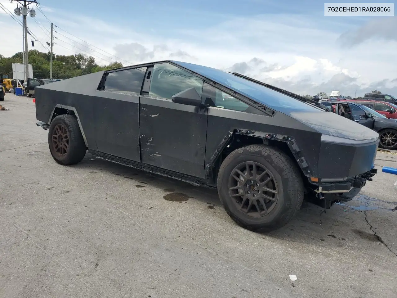 2024 Tesla Cybertruck VIN: 7G2CEHED1RA028066 Lot: 81125645