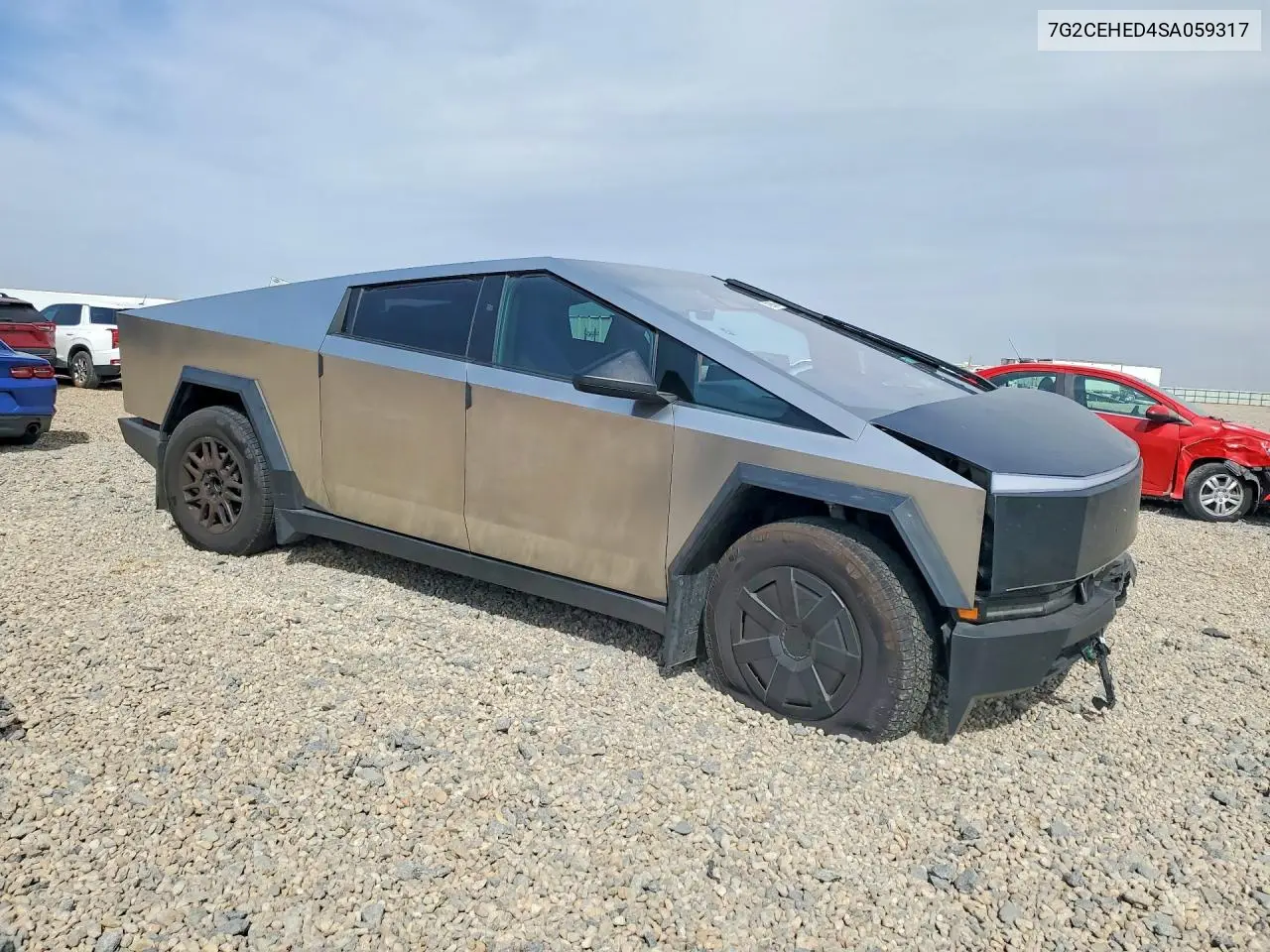 2025 Tesla Cybertruck VIN: 7G2CEHED4SA059317 Lot: 48395836
