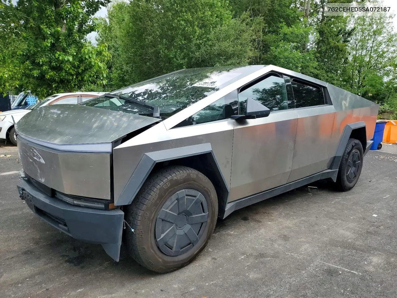 2025 Tesla Cybertruck VIN: 7G2CEHED5SA072187 Lot: 56461596
