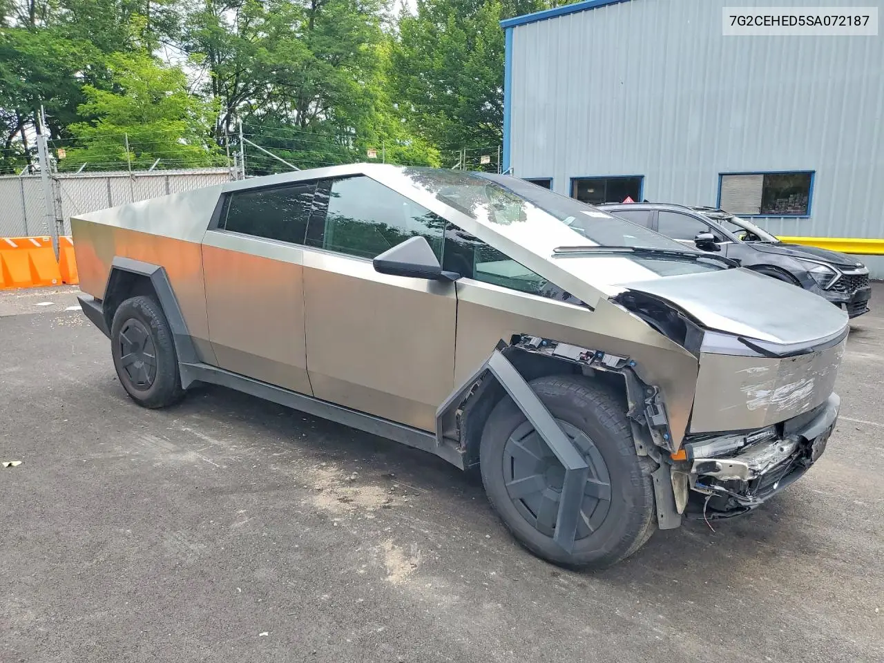 2025 Tesla Cybertruck VIN: 7G2CEHED5SA072187 Lot: 56461596
