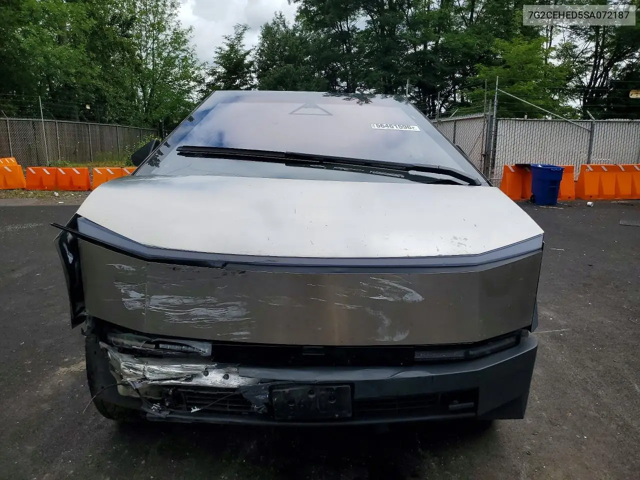 2025 Tesla Cybertruck VIN: 7G2CEHED5SA072187 Lot: 56461596