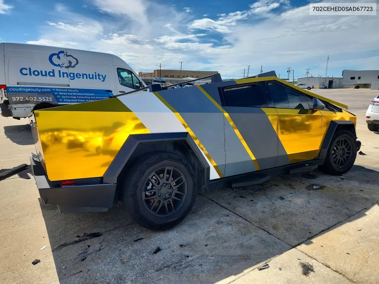 2025 Tesla Cybertruck VIN: 7G2CEHED0SA067723 Lot: 56941996