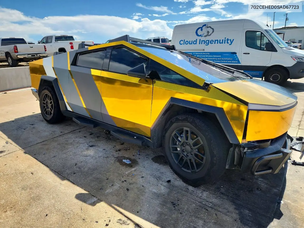 2025 Tesla Cybertruck VIN: 7G2CEHED0SA067723 Lot: 56941996
