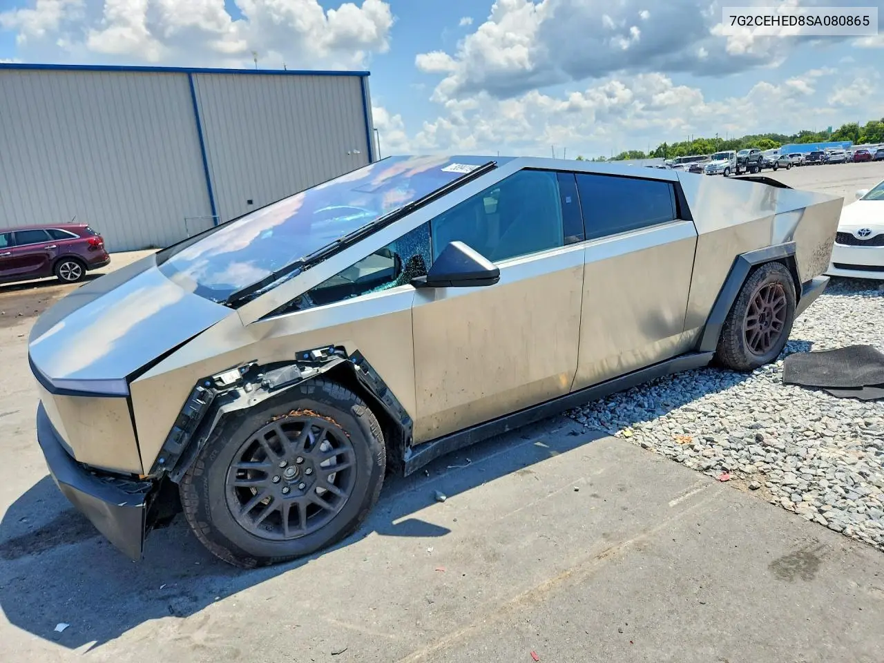 2025 Tesla Cybertruck VIN: 7G2CEHED8SA080865 Lot: 58941946