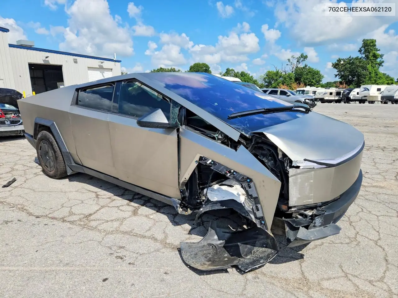2025 Tesla Cybertruck VIN: 7G2CEHEEXSA062120 Lot: 60801126
