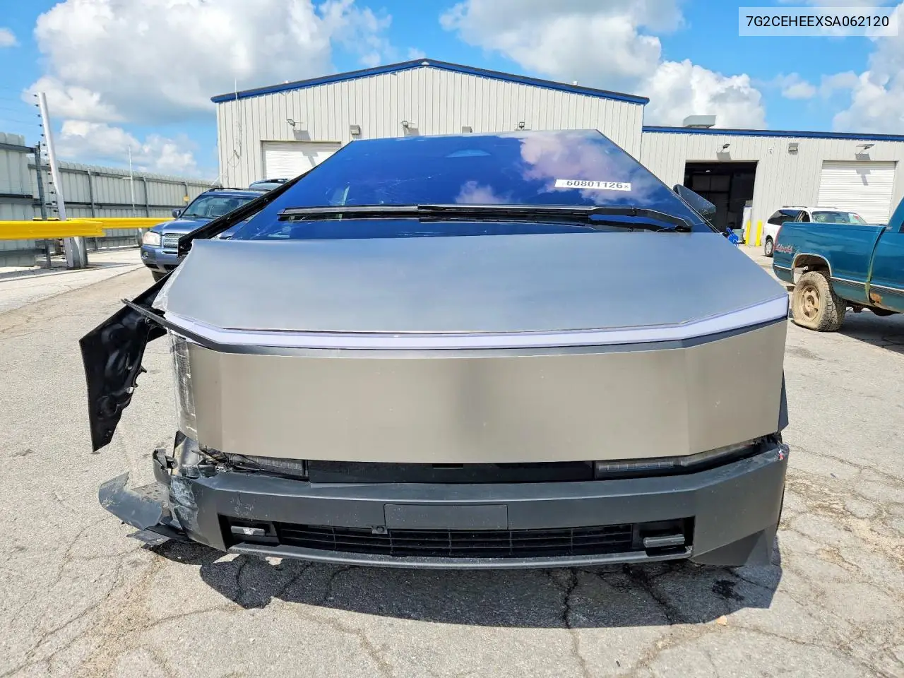 2025 Tesla Cybertruck VIN: 7G2CEHEEXSA062120 Lot: 60801126