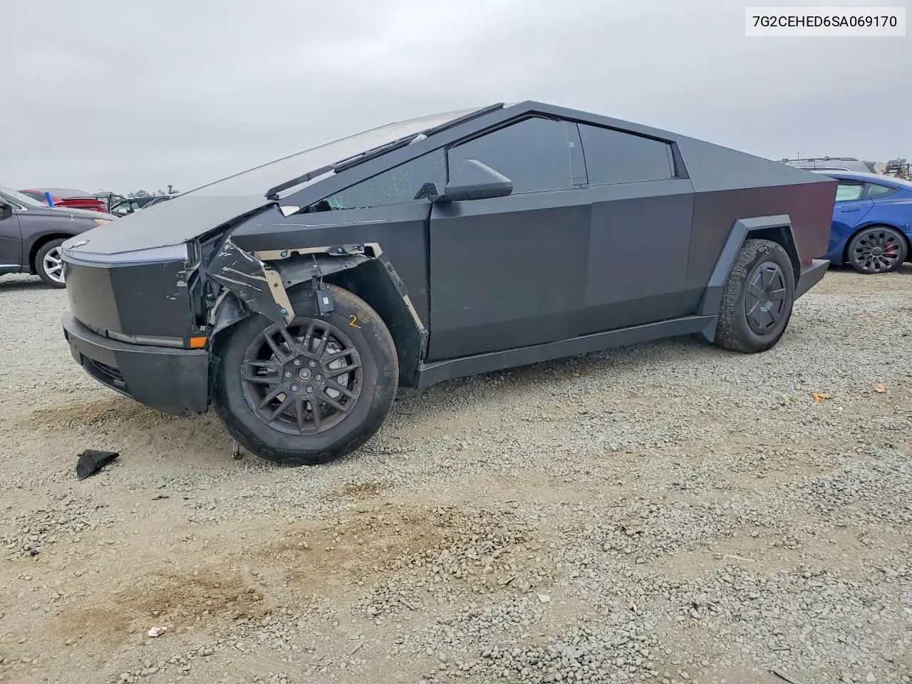 2025 Tesla Cybertruck VIN: 7G2CEHED6SA069170 Lot: 60809436