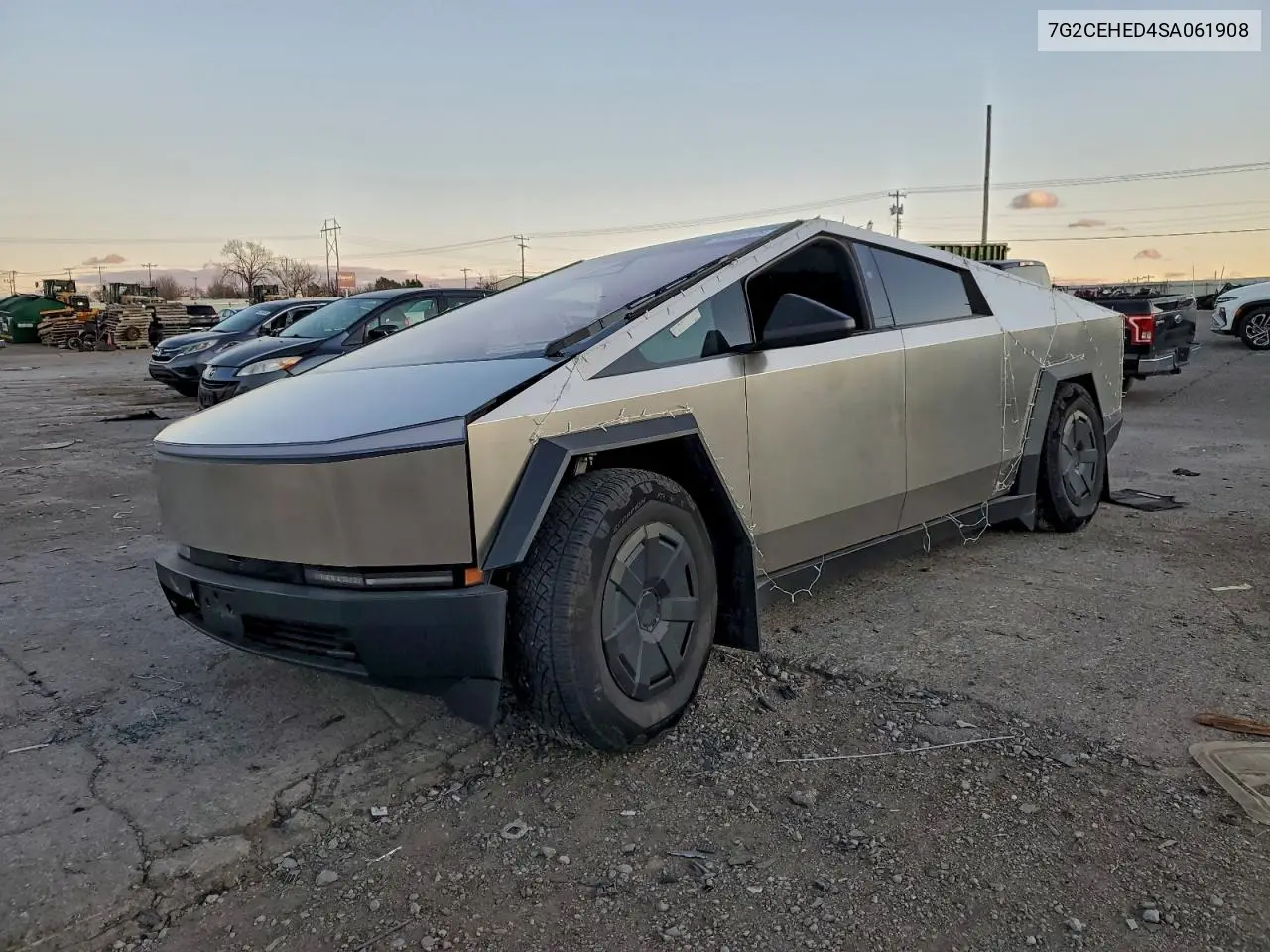2025 Tesla Cybertruck VIN: 7G2CEHED4SA061908 Lot: 99345875