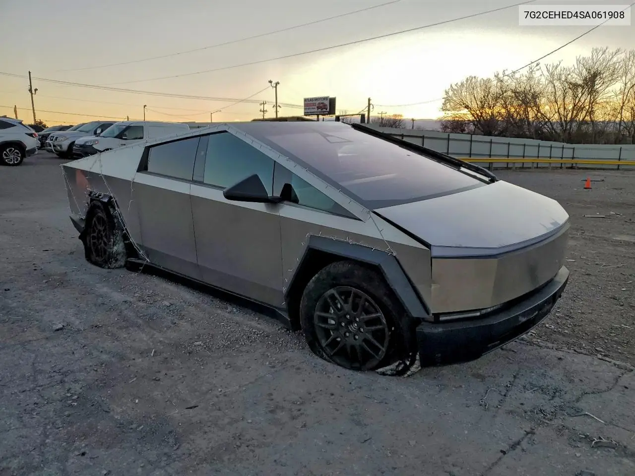 2025 Tesla Cybertruck VIN: 7G2CEHED4SA061908 Lot: 99345875