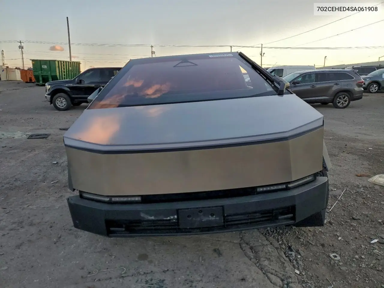 2025 Tesla Cybertruck VIN: 7G2CEHED4SA061908 Lot: 99345875