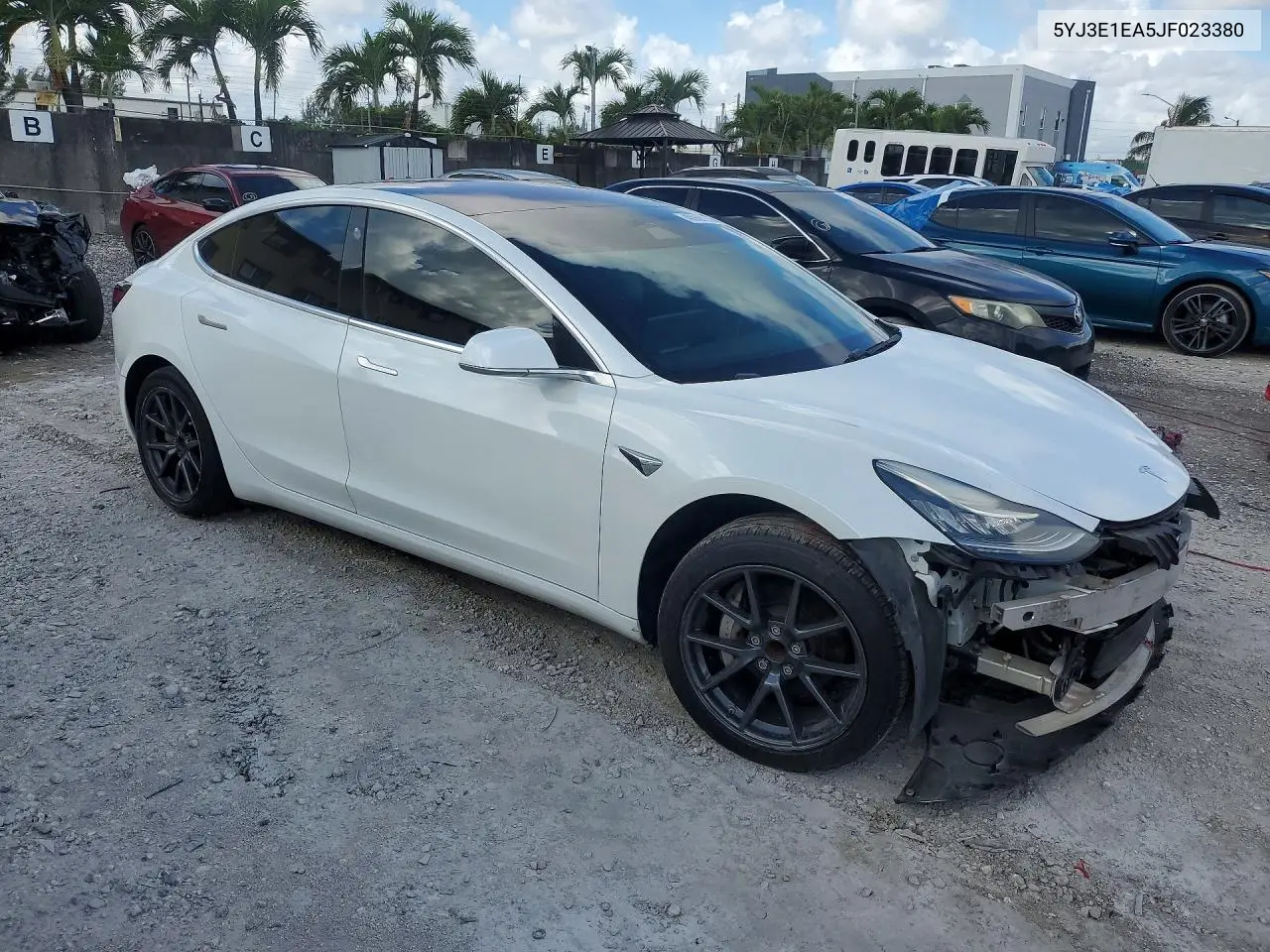 5YJ3E1EA5JF023380 2018 Tesla Model 3