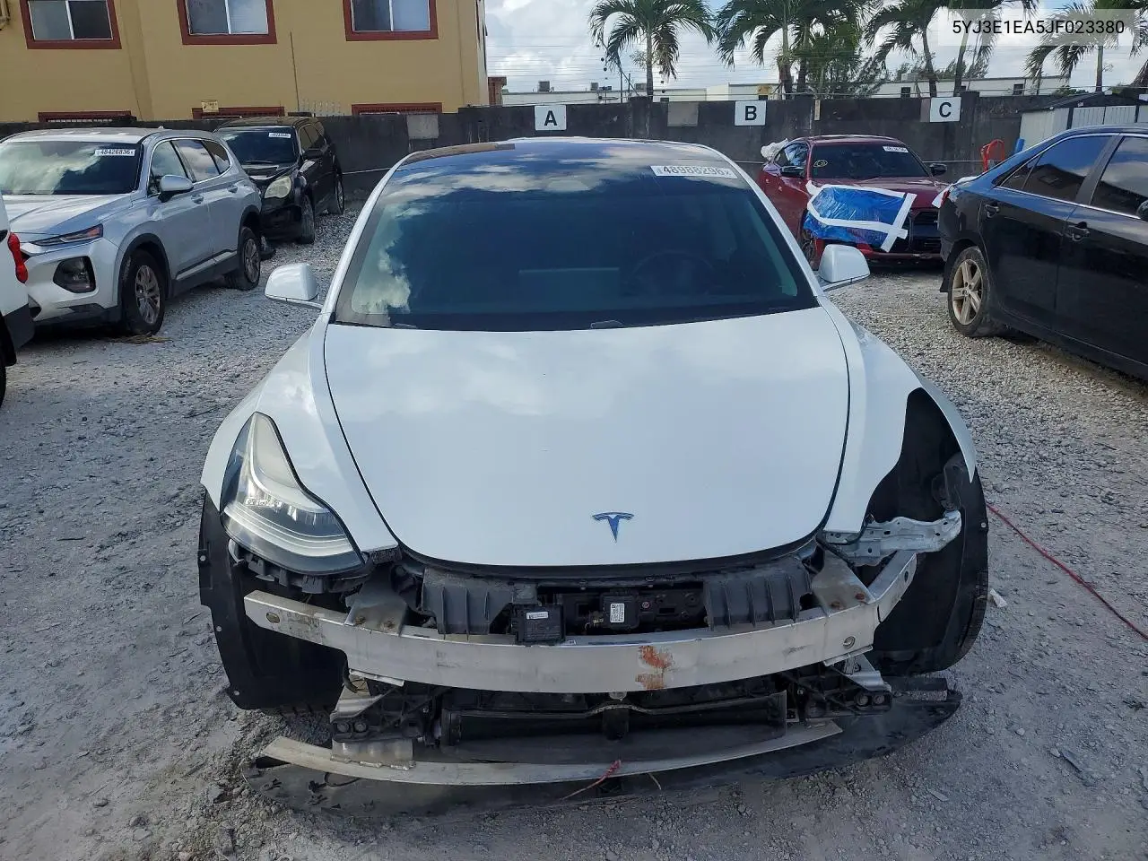5YJ3E1EA5JF023380 2018 Tesla Model 3