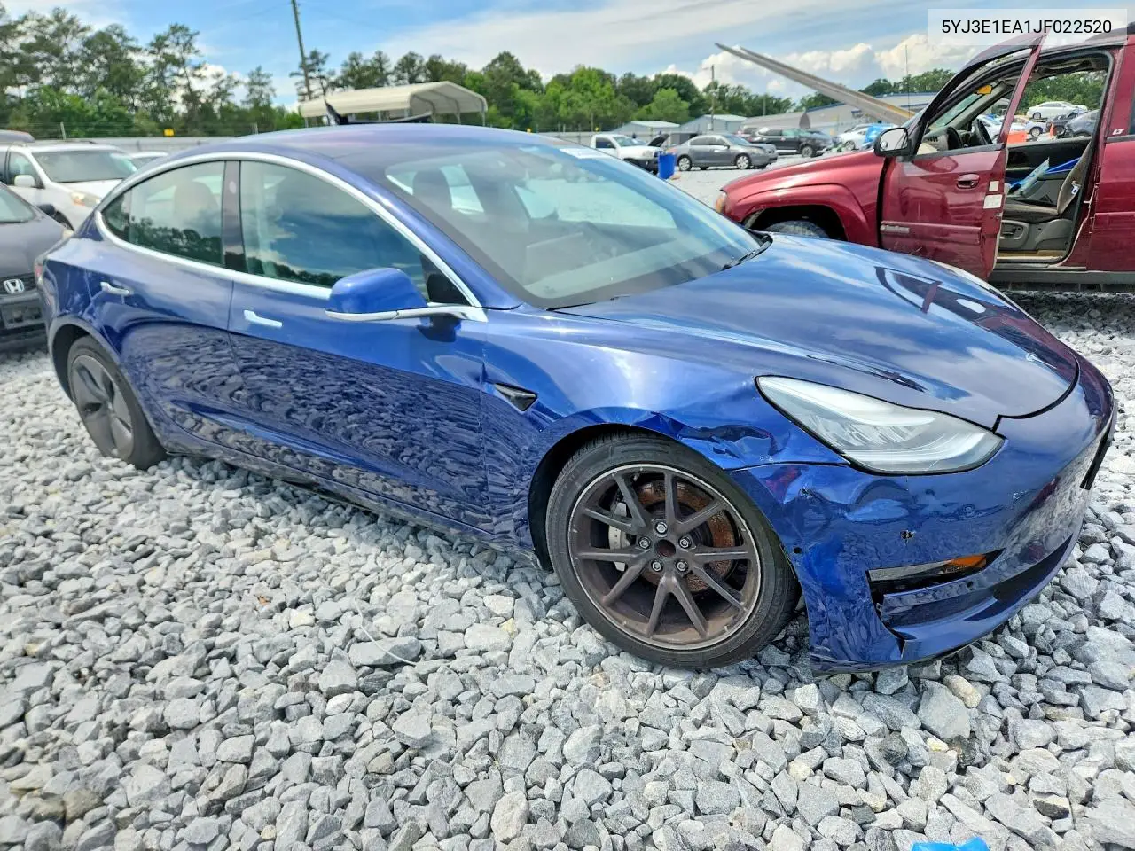 5YJ3E1EA1JF022520 2018 Tesla Model 3