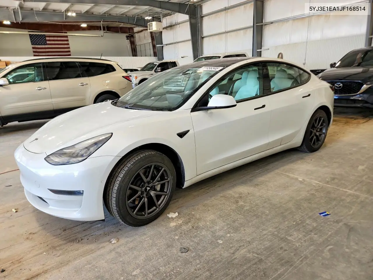 2018 Tesla Model 3 VIN: 5YJ3E1EA1JF168514 Lot: 55856346