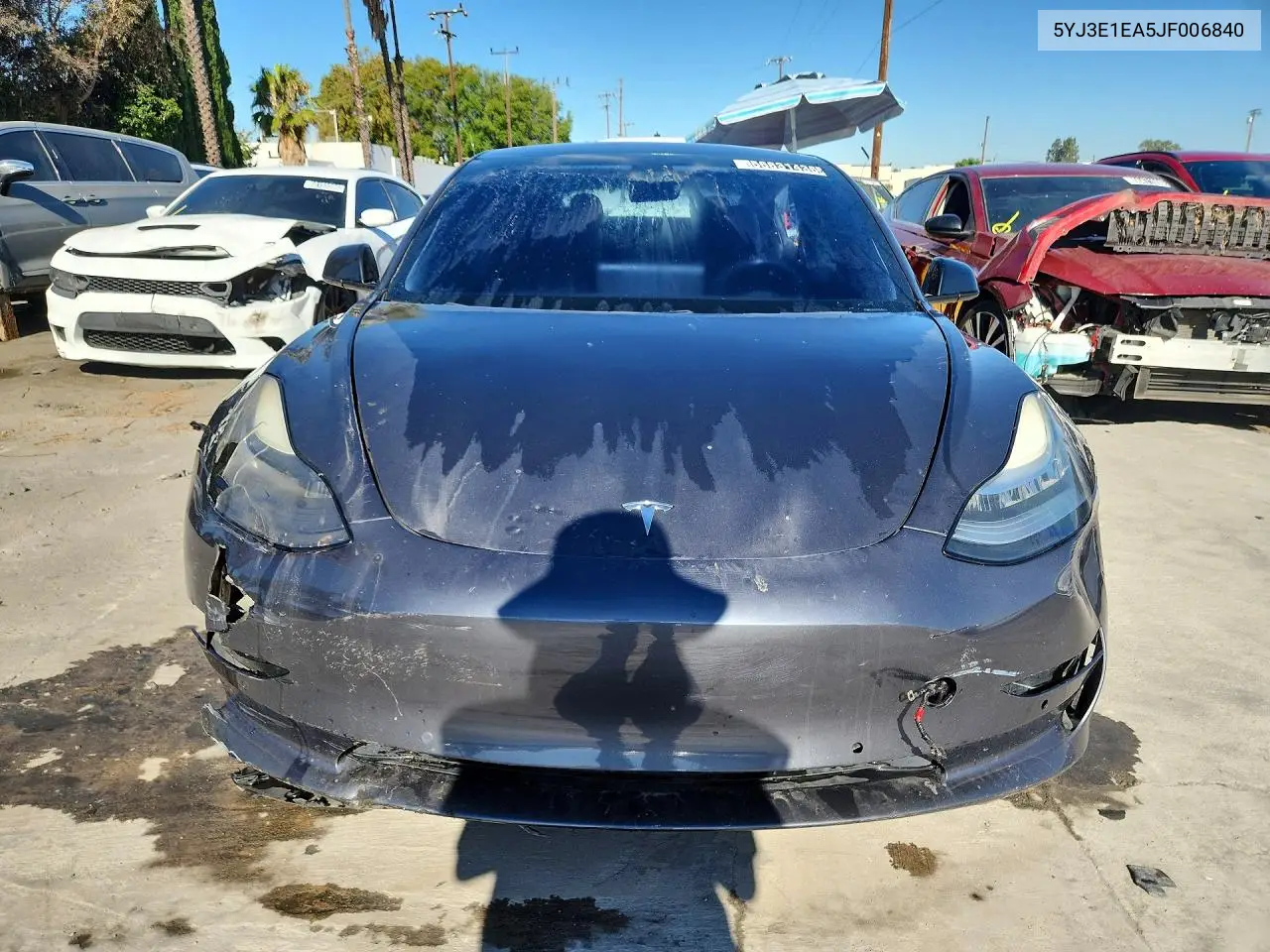 2018 Tesla Model 3 VIN: 5YJ3E1EA5JF006840 Lot: 56831436