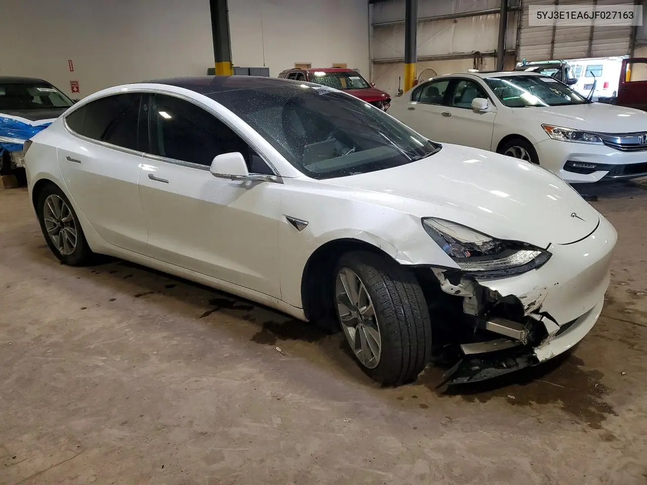 2018 Tesla Model 3 VIN: 5YJ3E1EA6JF027163 Lot: 59613836