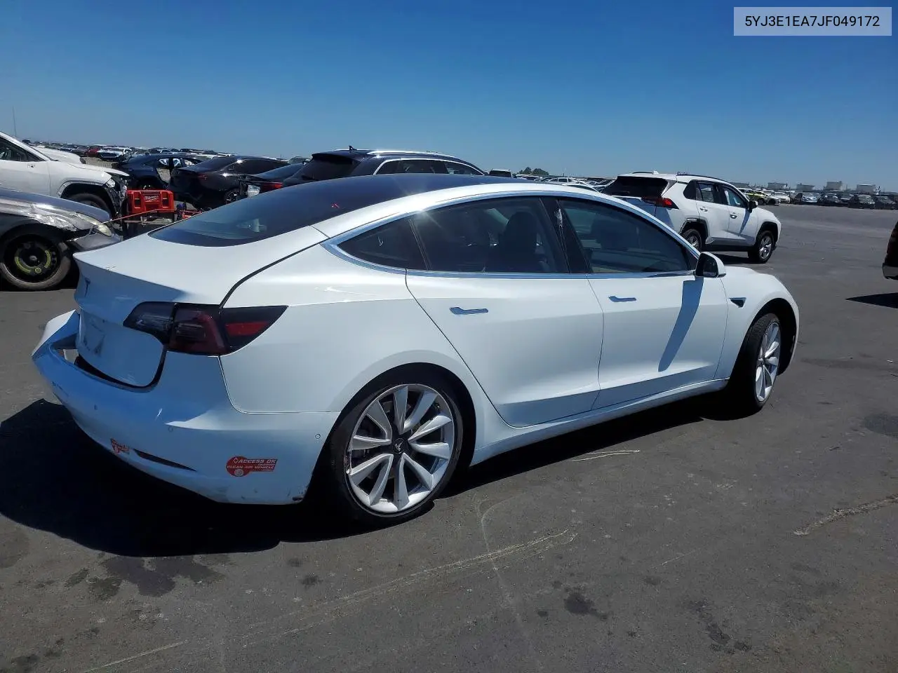 2018 Tesla Model 3 VIN: 5YJ3E1EA7JF049172 Lot: 59911236