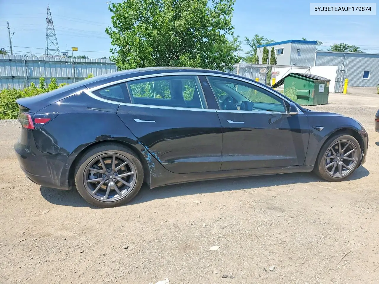 2018 Tesla Model 3 VIN: 5YJ3E1EA9JF179874 Lot: 60571406