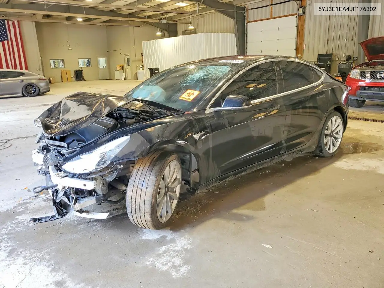 2018 Tesla Model 3 VIN: 5YJ3E1EA4JF176302 Lot: 60870716