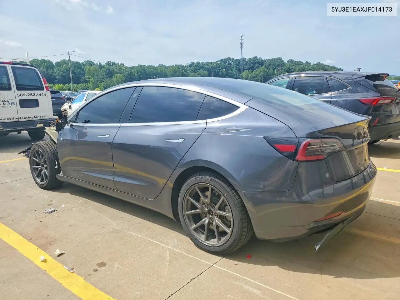 2018 Tesla Model 3 VIN: 5YJ3E1EAXJF014173 Lot: 61194276