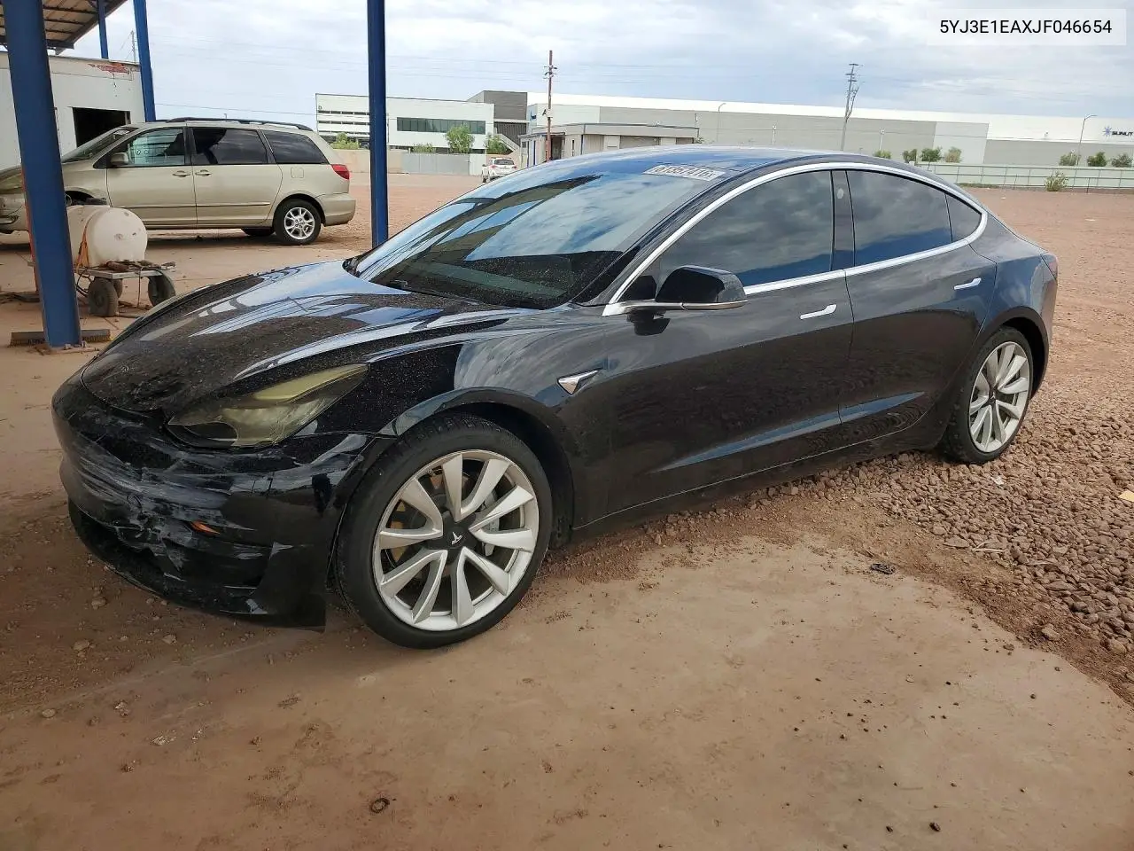 2018 Tesla Model 3 VIN: 5YJ3E1EAXJF046654 Lot: 61357416