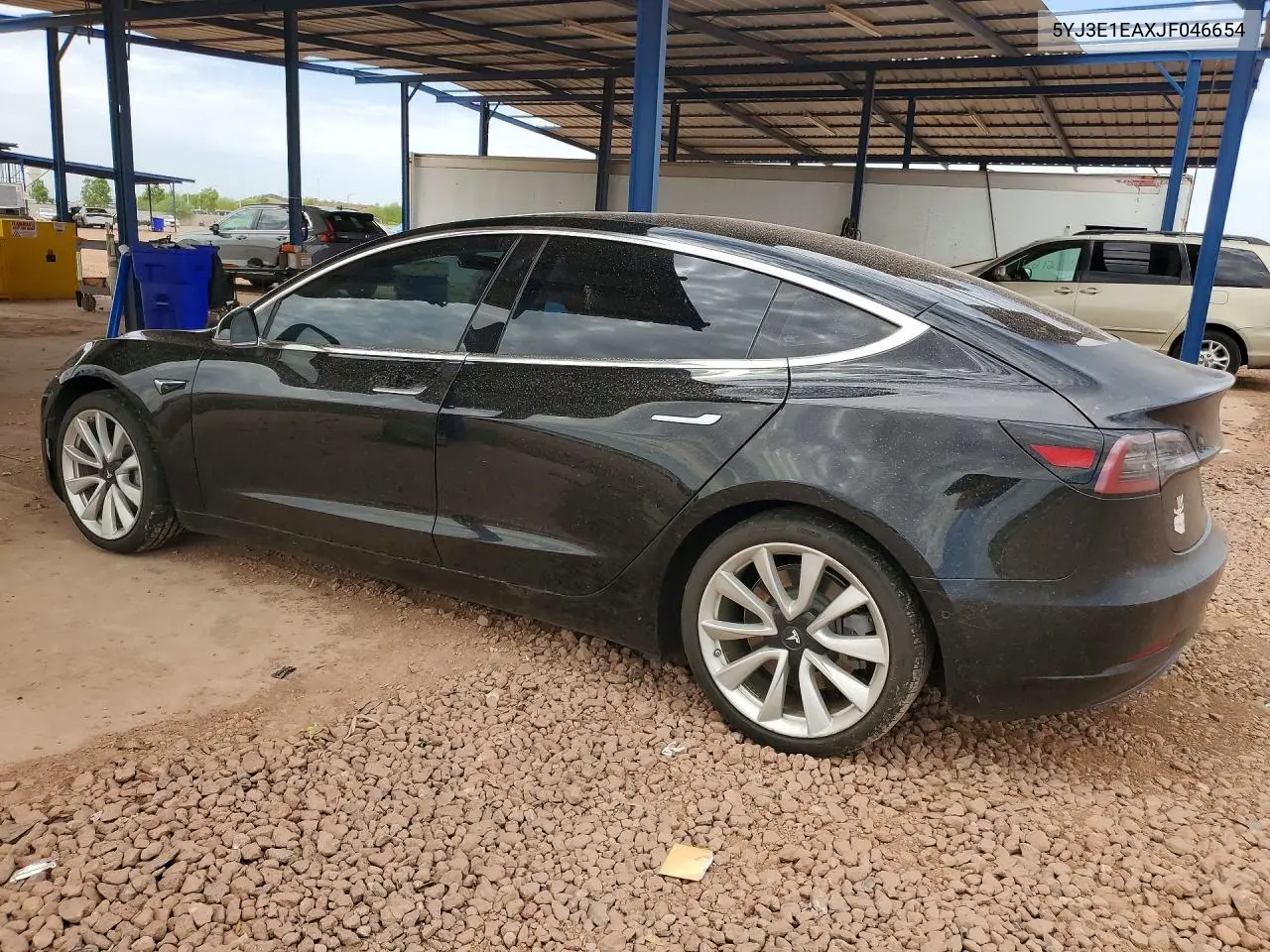 2018 Tesla Model 3 VIN: 5YJ3E1EAXJF046654 Lot: 61357416