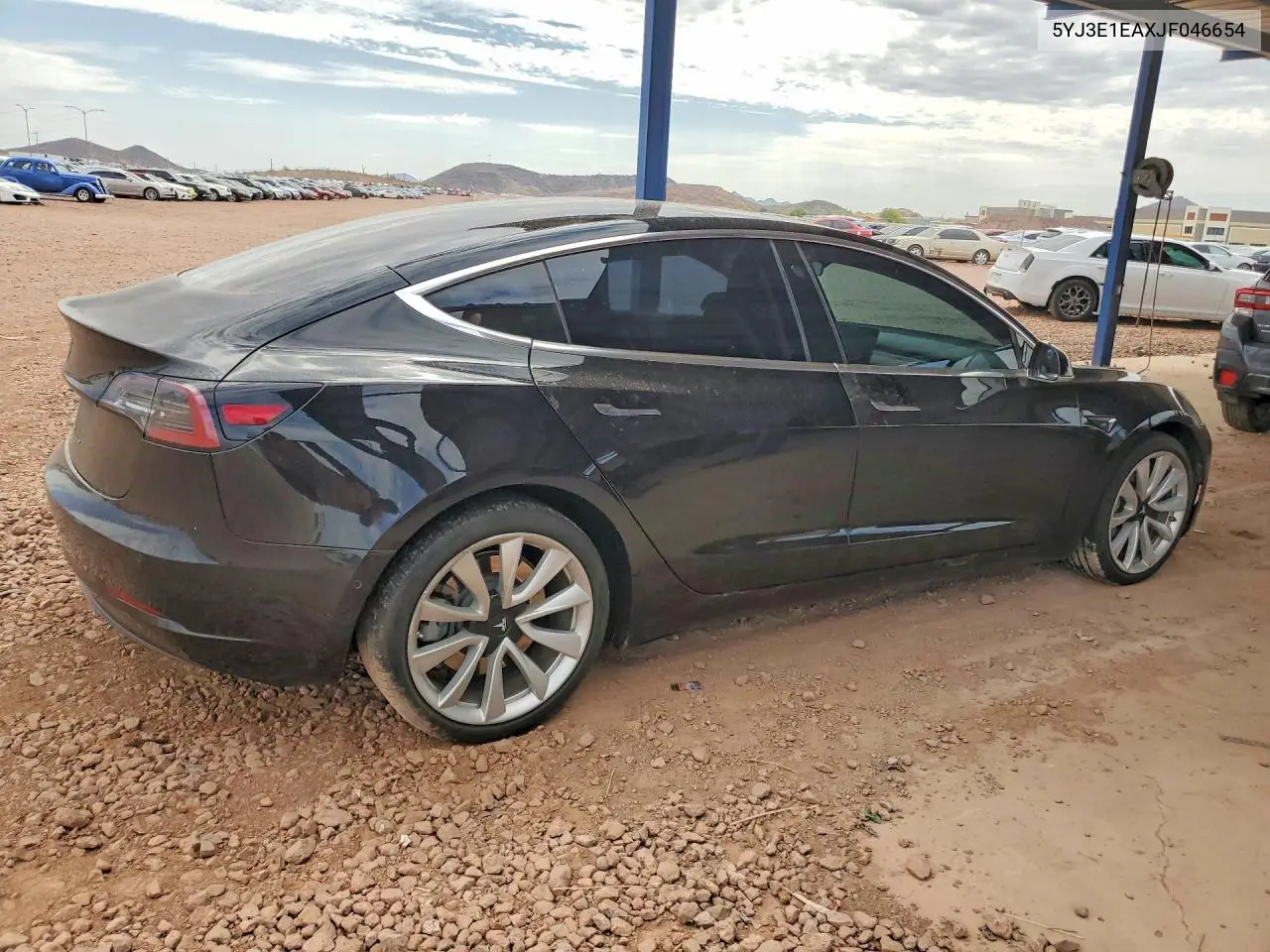 2018 Tesla Model 3 VIN: 5YJ3E1EAXJF046654 Lot: 61357416
