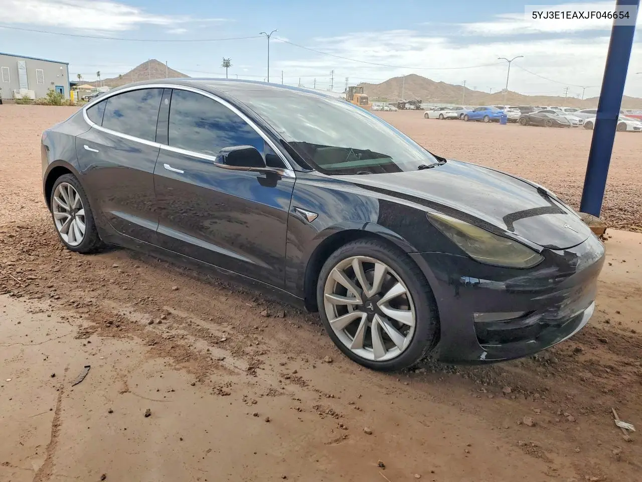 2018 Tesla Model 3 VIN: 5YJ3E1EAXJF046654 Lot: 61357416