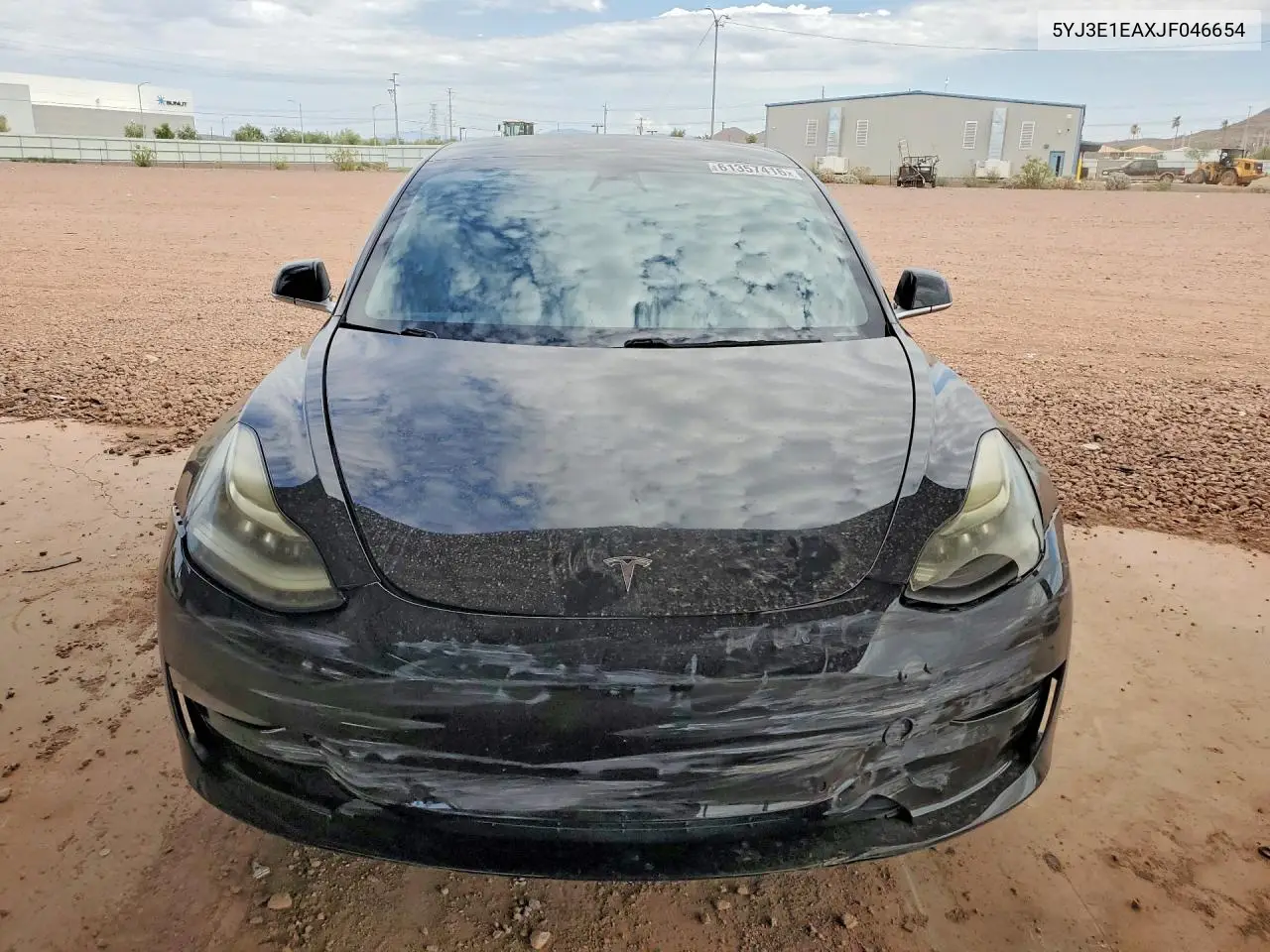 2018 Tesla Model 3 VIN: 5YJ3E1EAXJF046654 Lot: 61357416