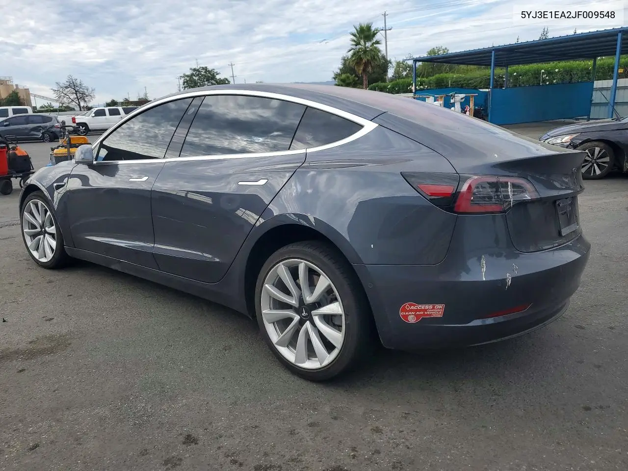 2018 Tesla Model 3 VIN: 5YJ3E1EA2JF009548 Lot: 61368246