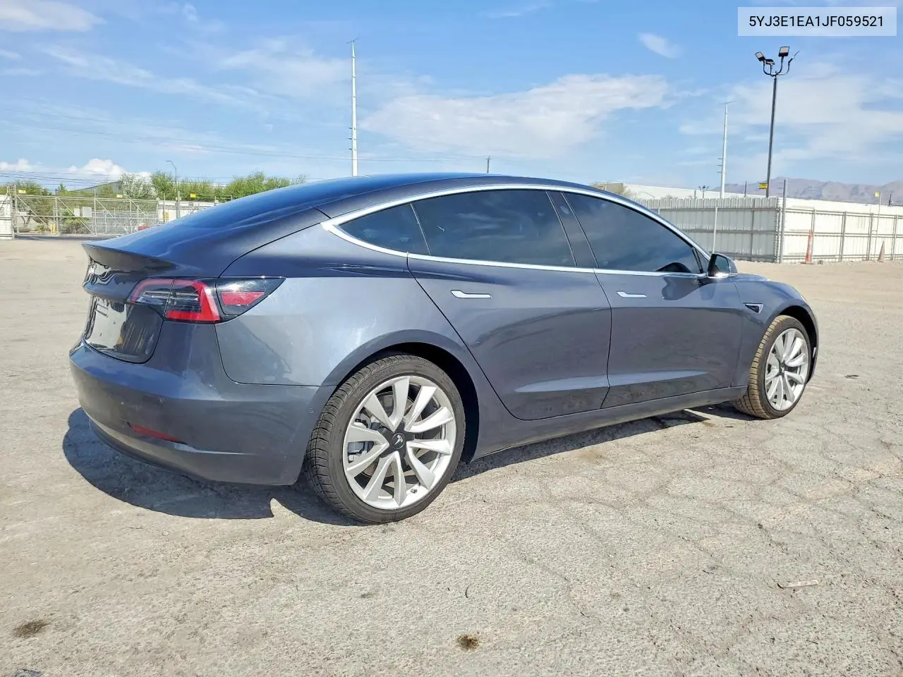 2018 Tesla Model 3 VIN: 5YJ3E1EA1JF059521 Lot: 61436926