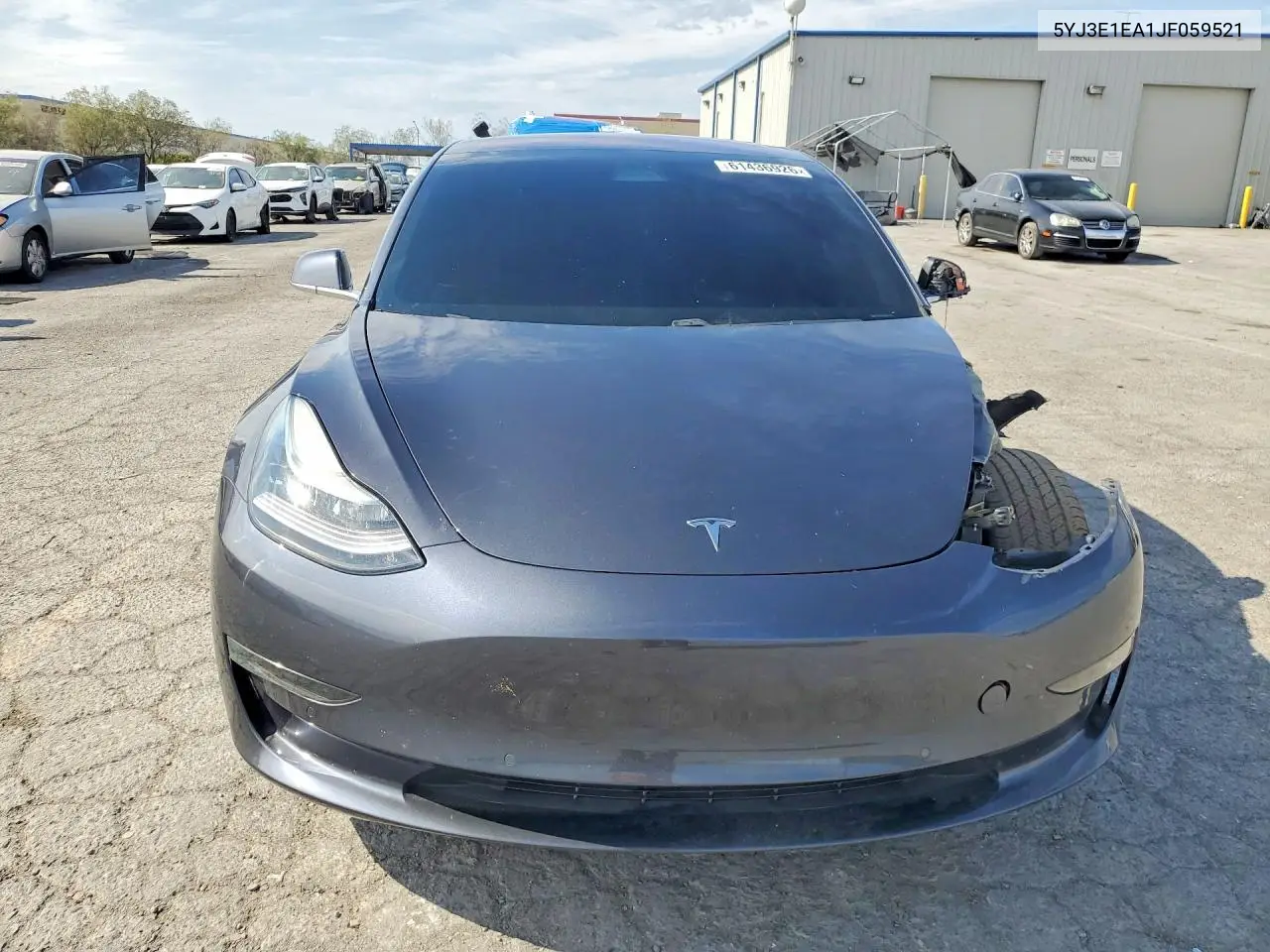 2018 Tesla Model 3 VIN: 5YJ3E1EA1JF059521 Lot: 61436926