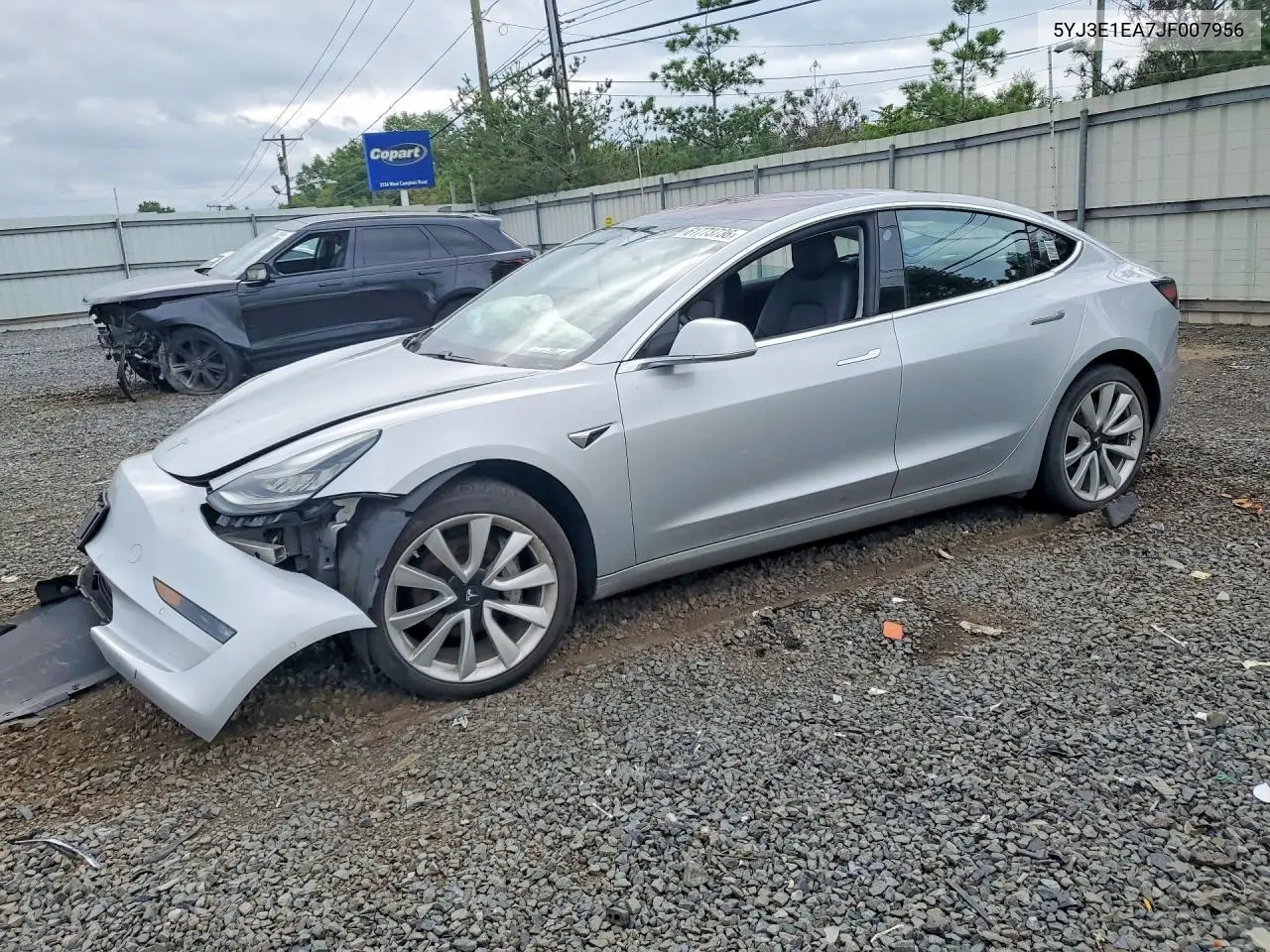 2018 Tesla Model 3 VIN: 5YJ3E1EA7JF007956 Lot: 61773736