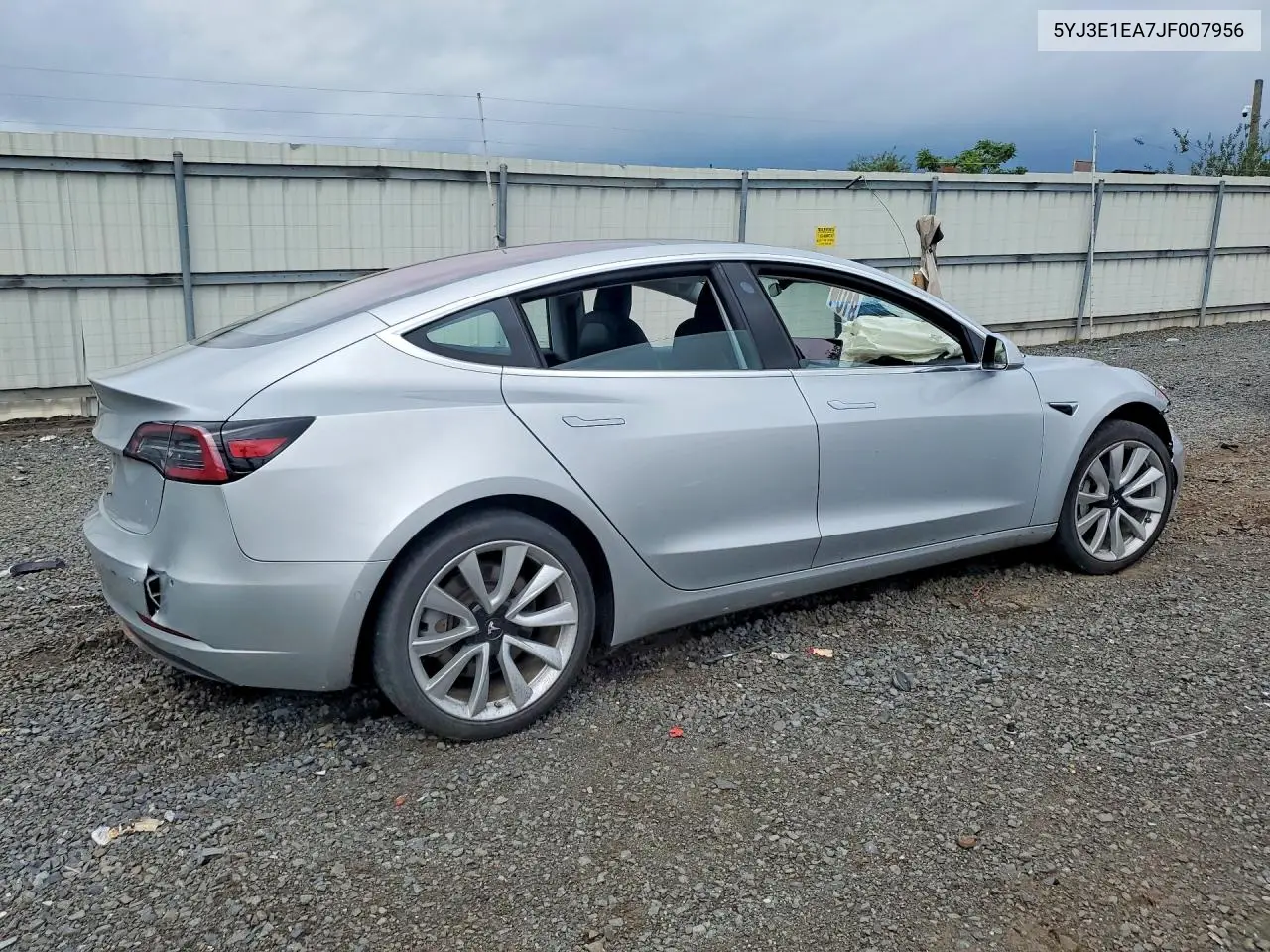 2018 Tesla Model 3 VIN: 5YJ3E1EA7JF007956 Lot: 61773736