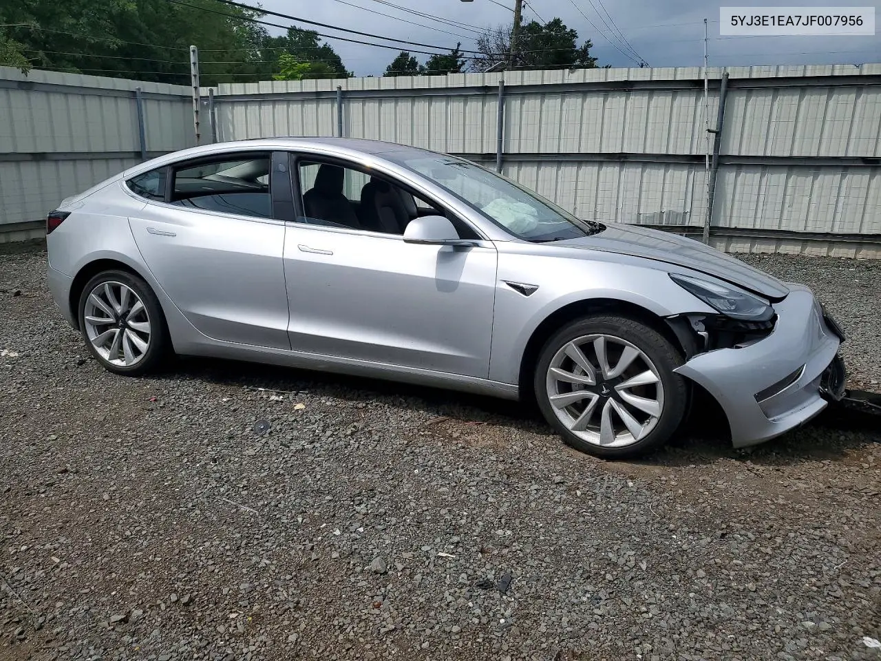 2018 Tesla Model 3 VIN: 5YJ3E1EA7JF007956 Lot: 61773736