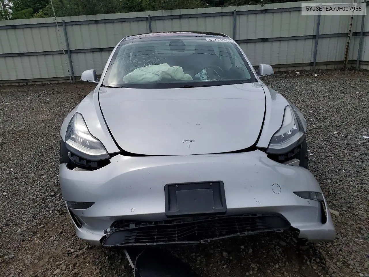 2018 Tesla Model 3 VIN: 5YJ3E1EA7JF007956 Lot: 61773736
