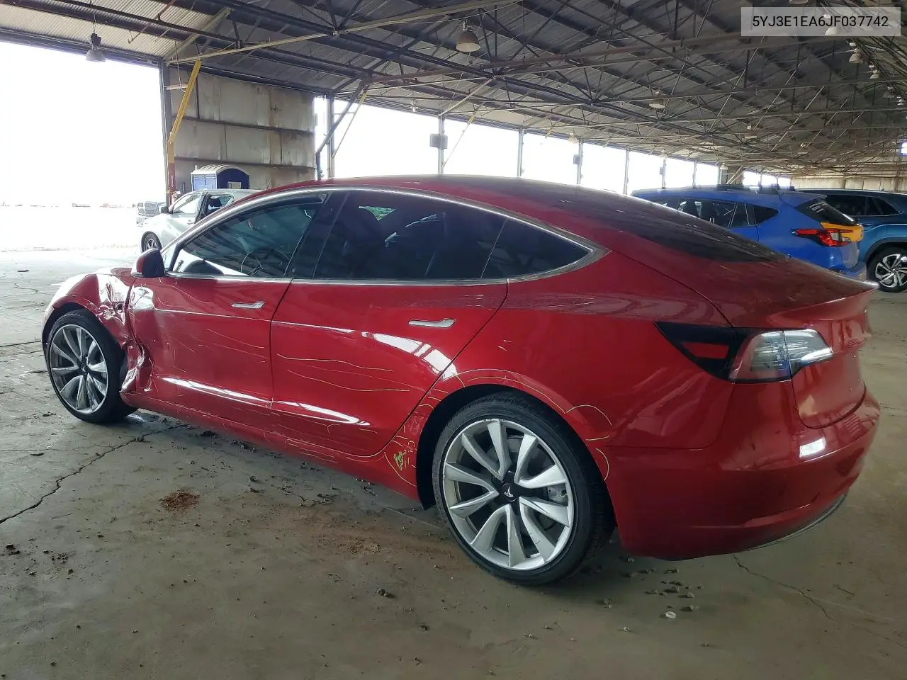 2018 Tesla Model 3 VIN: 5YJ3E1EA6JF037742 Lot: 61883036