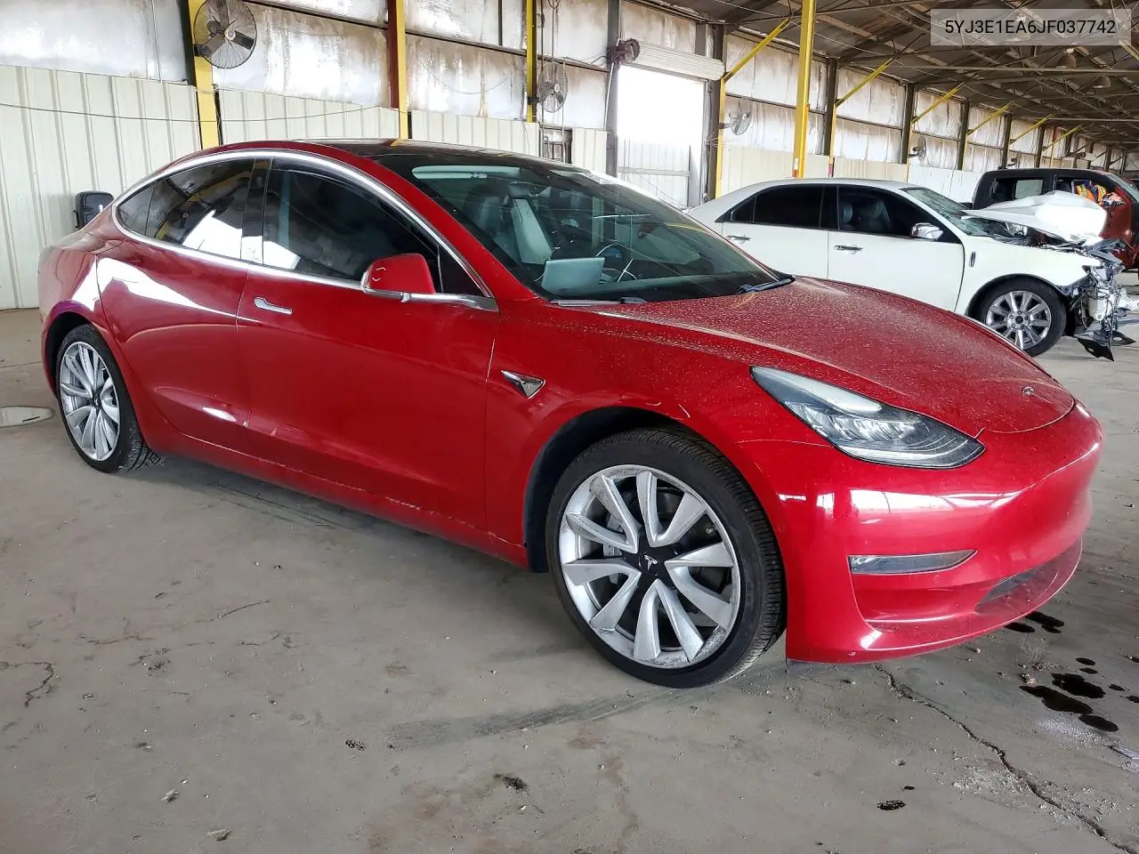 2018 Tesla Model 3 VIN: 5YJ3E1EA6JF037742 Lot: 61883036