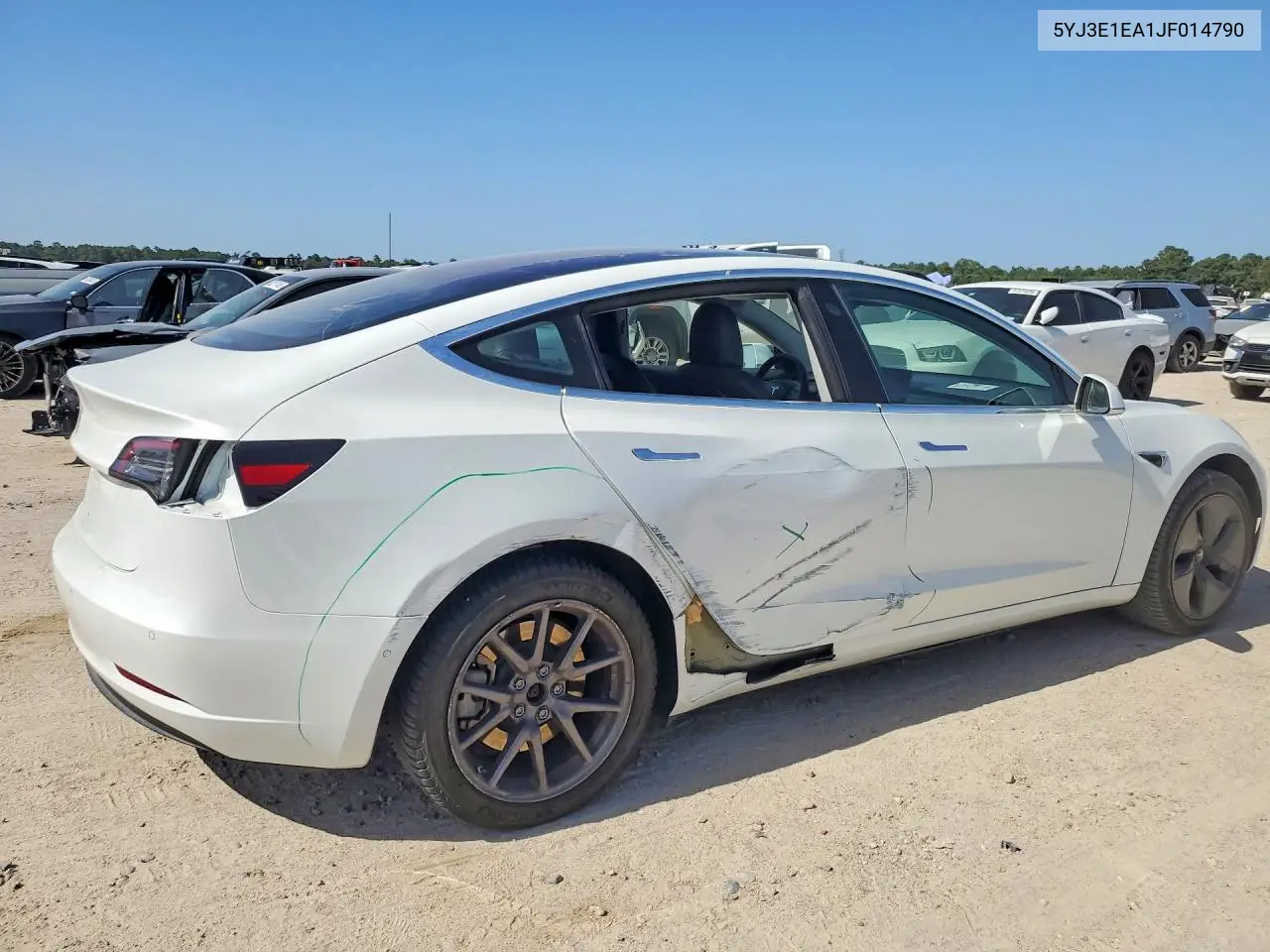 2018 Tesla Model 3 VIN: 5YJ3E1EA1JF014790 Lot: 62076106