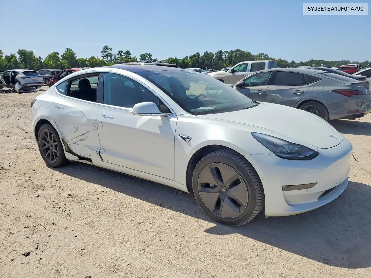 2018 Tesla Model 3 VIN: 5YJ3E1EA1JF014790 Lot: 62076106