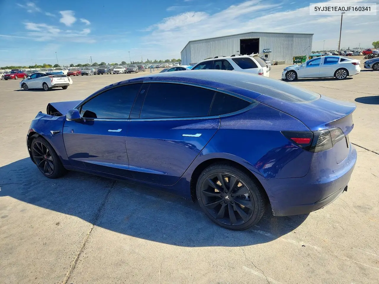 2018 Tesla Model 3 VIN: 5YJ3E1EA0JF160341 Lot: 62086346
