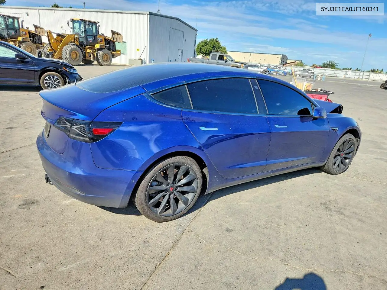 2018 Tesla Model 3 VIN: 5YJ3E1EA0JF160341 Lot: 62086346