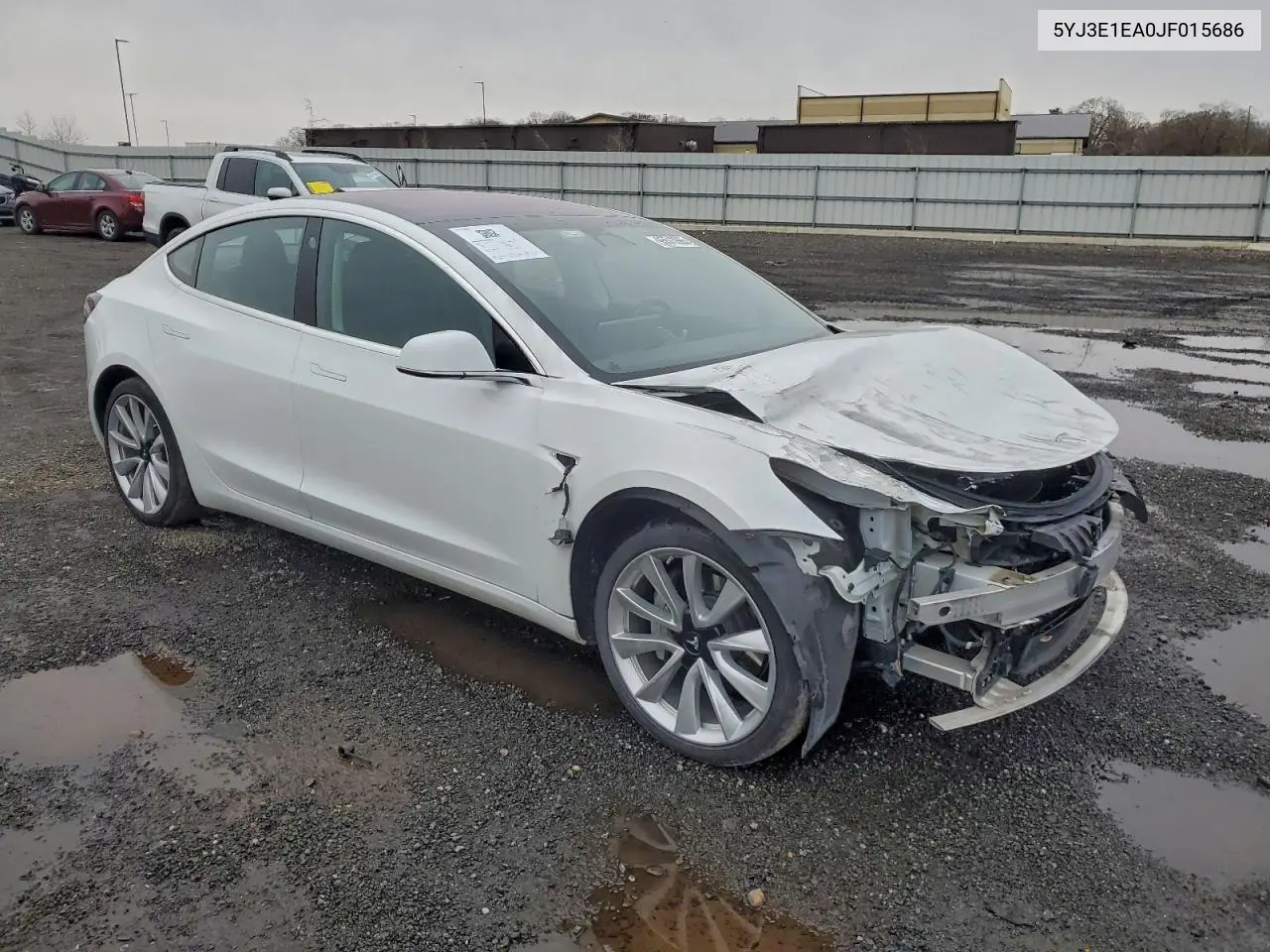 5YJ3E1EA0JF015686 2018 Tesla Model 3
