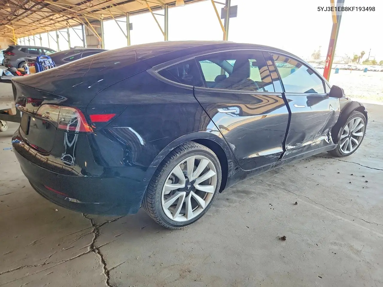 2019 Tesla Model 3 VIN: 5YJ3E1EB8KF193498 Lot: 56361156