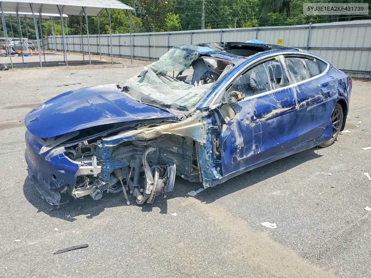 5YJ3E1EA2KF431739 2019 Tesla Model 3