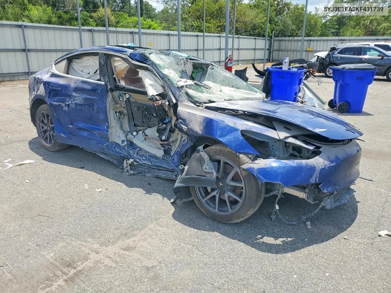 5YJ3E1EA2KF431739 2019 Tesla Model 3