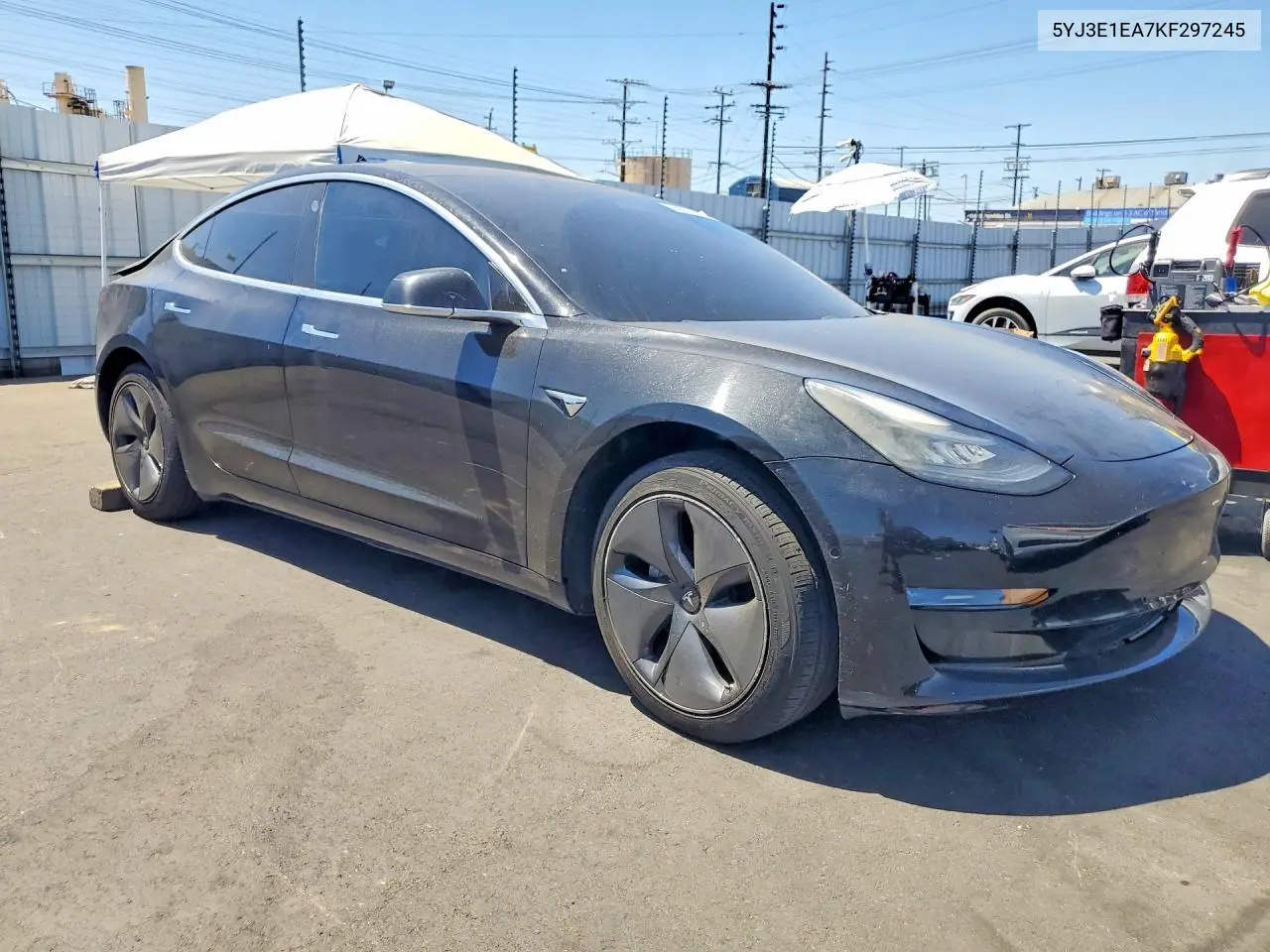 2019 Tesla Model 3 VIN: 5YJ3E1EA7KF297245 Lot: 60057016