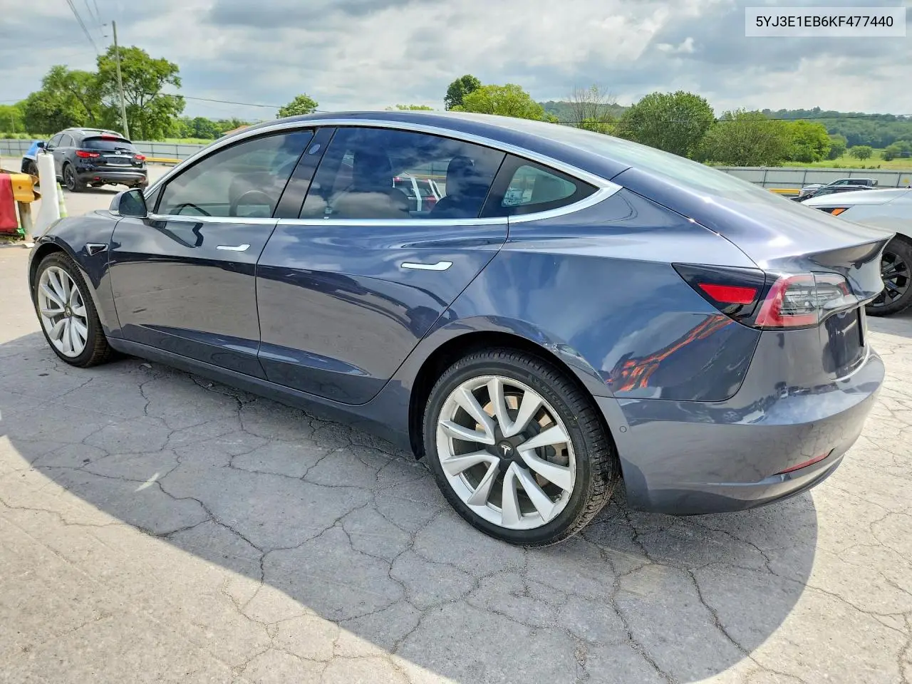 2019 Tesla Model 3 VIN: 5YJ3E1EB6KF477440 Lot: 61935316