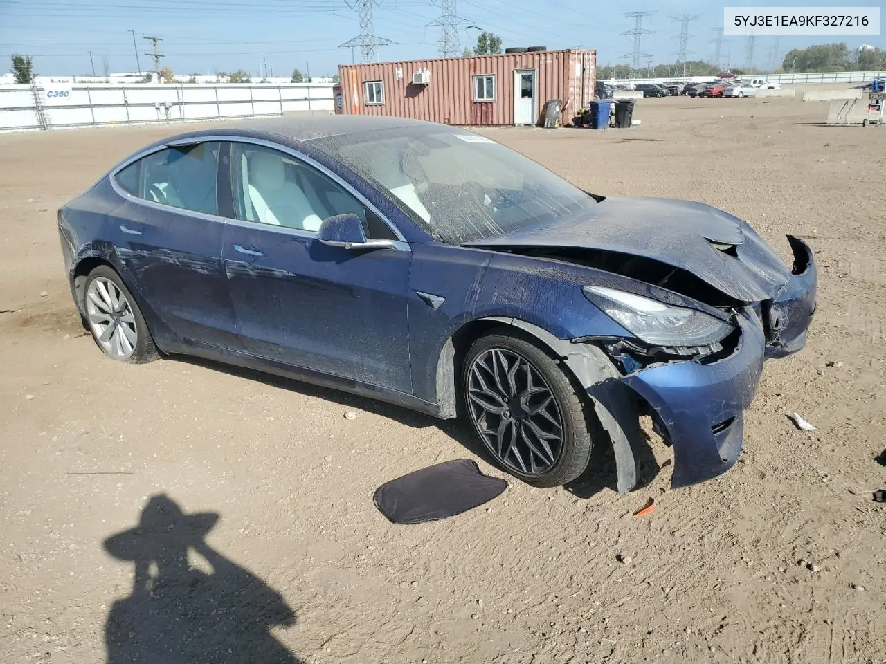 5YJ3E1EA9KF327216 2019 Tesla Model 3
